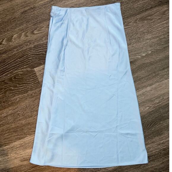NWT J. Crew Gwyneth Slip Skirt In Placid Sky Blue Size XS - Picture 5 of 7